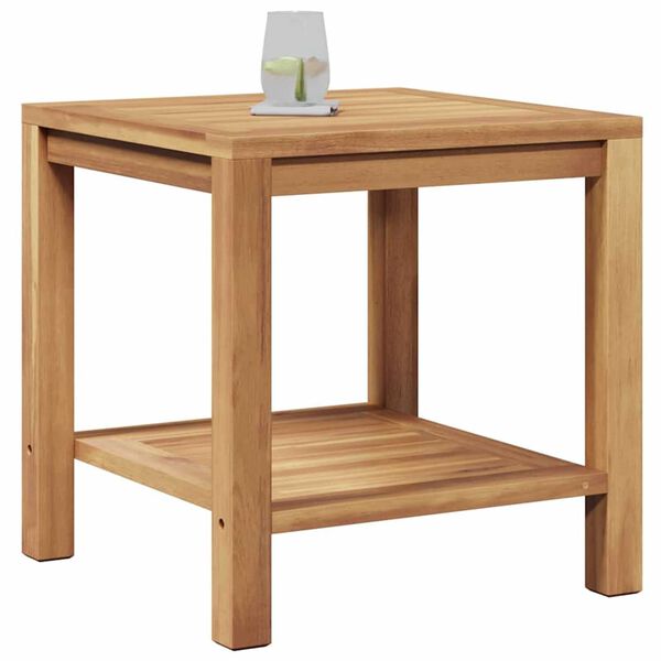 vidaXL Τραπεζάκι σαλονιού Καφέ 45 x 45 x 45 cm Μασίφ ξύλο teak
