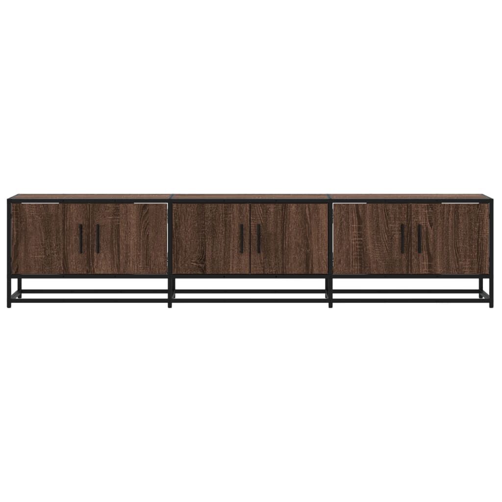 vidaXL Έπιπλο Τηλεόρασης Καφέ Δρυς 180x35x41 εκ. Επεξεργασμένο Ξύλο