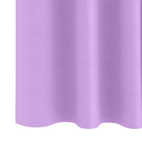 vidaXL Κουρτίνες με κουρτίνες 2 pcs Μοβ 245 x 140 εκ. Πολυεστέρας