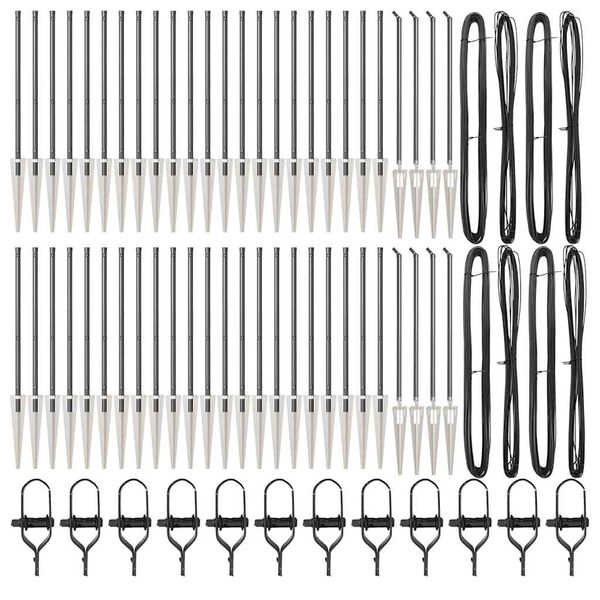 vidaXL &Sigma;&tau;ύ&lambda;&omicron;&sigmaf; &Pi;&epsilon;&rho;&iota;&phi;&rho;ά&xi;&epsilon;&omega;&nu; 52 pcs &Gamma;&kappa;&rho;&iota; 3,2 x 3,2 x 165 &epsilon;&kappa;