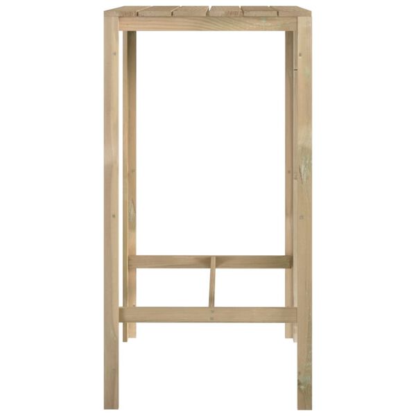 vidaXL Τραπέζι Μπαρ 60 x 60 x 110 εκ. από Εμποτισμένο Ξύλο Πεύκου