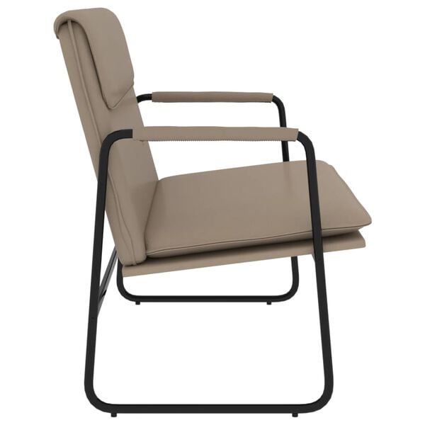 vidaXL Πάγκος Καπουτσίνο 100x64x80 εκ. από Συνθετικό Δέρμα