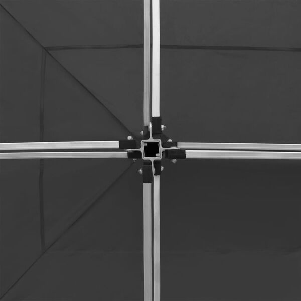 vidaXL Κιόσκι Πτυσσόμενο Επαγγελματικό Ανθρακί 6 x 3 μ. Αλουμινίου