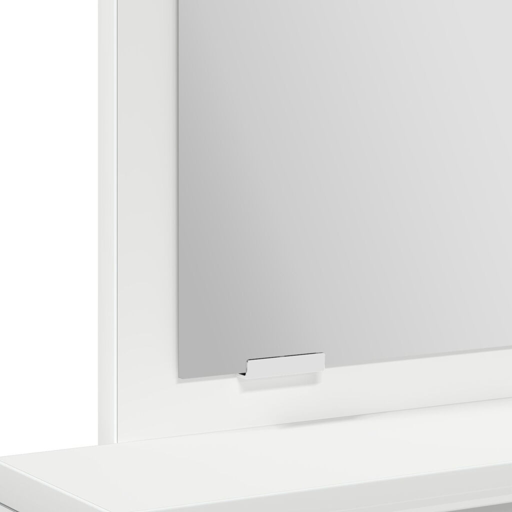 vidaXL Τραπέζι Μακιγιάζ με Συρτάρια Λευκό 50x41x140 εκ