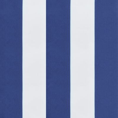 vidaXL Μαξιλάρια Διακοσμητικά 4 τεμ. Μπλε&Λευκά Ριγέ 50 x 50 εκ Ύφασμα