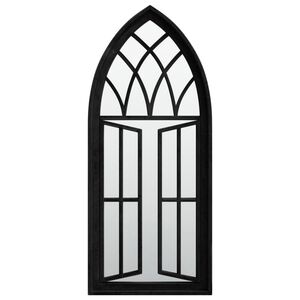 vidaXL Καθρέφτης για Εσωτερικούς Χώρους Μαύρος 70 x 30 εκ. από Σίδερο