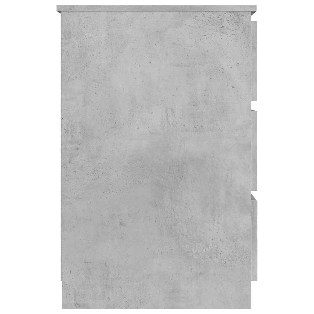 vidaXL Γραφείο Γκρι του Σκυροδέματος 140 x 50 x 77 εκ. από Επεξ. Ξύλο