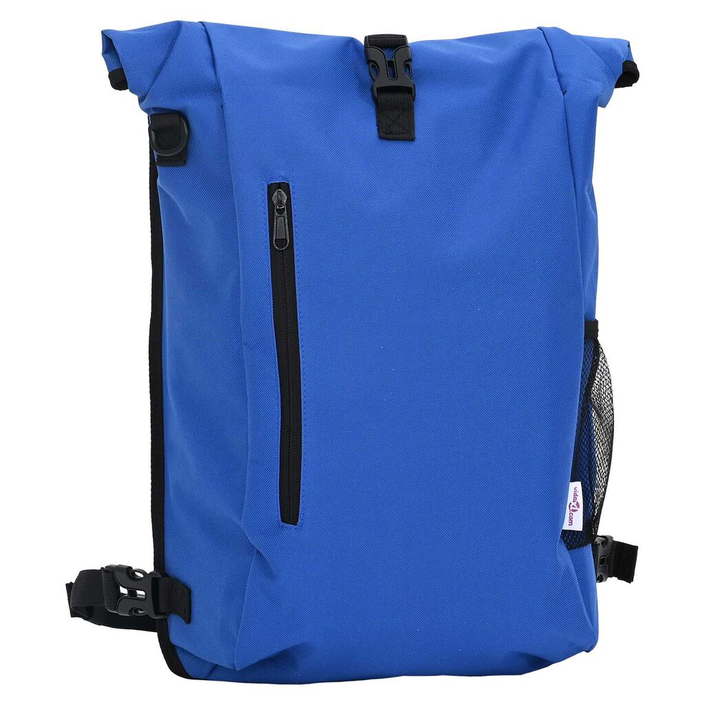 vidaXL τσάντα ποδηλάτου για σχάρα pannier 20 L, μπλε, 31 x 13 x 58 εκ.