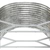 vidaXL Ζαρντινιέρα Ασημί 249x100x68 εκ. Γαλβανισμένος χάλυβας