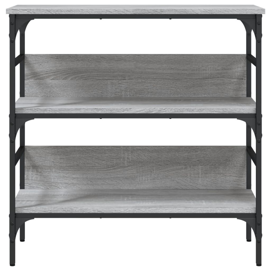 vidaXL Τραπέζι Κονσόλα Γκρι Sonoma 75x32x75 εκ. Επεξεργασμένο Ξύλο