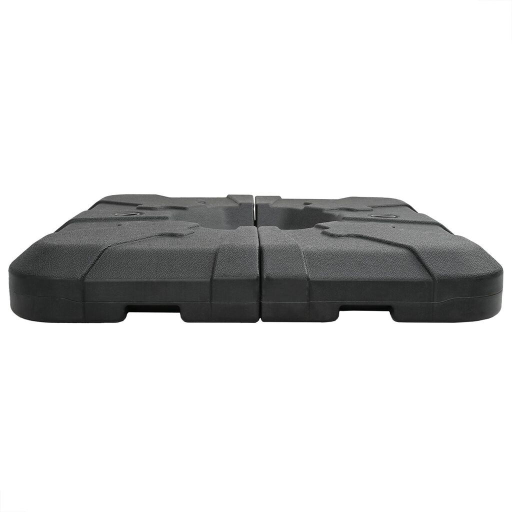 vidaXL Σετ Βάσης Ομπρέλας 2-τεμαχίων : 110kg Άμμος ή 70kg Νερό