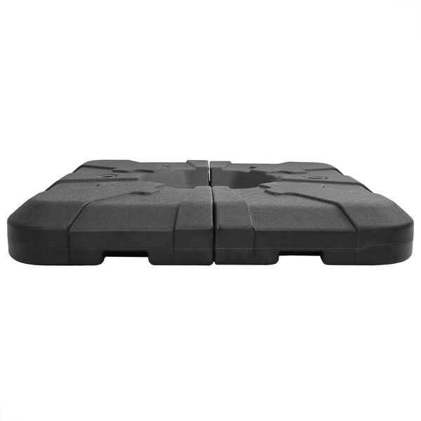 vidaXL Σετ Βάσης Ομπρέλας 2-τεμαχίων : 110kg Άμμος ή 70kg Νερό