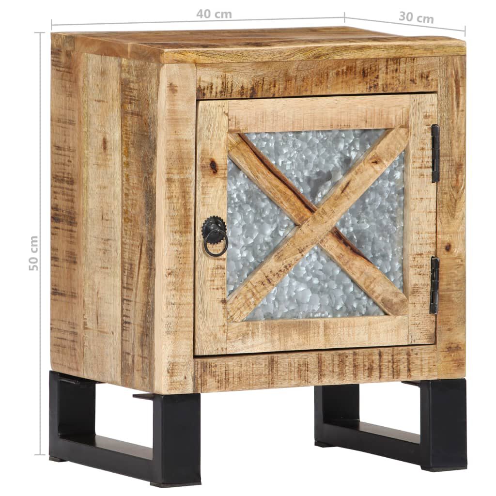 vidaXL Κομοδίνο 40 x 30 x 50 εκ. από Μασίφ Ξύλο Μάνγκο