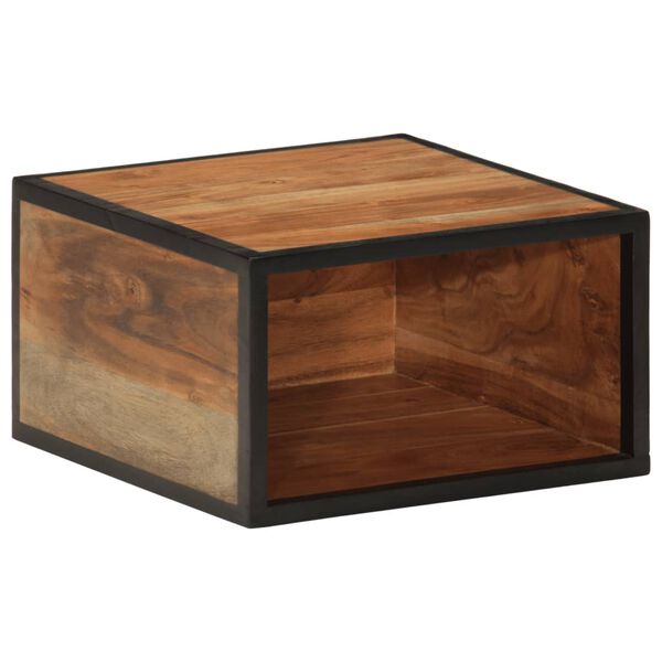 vidaXL Κομοδίνο Επιτοίχιο 35x35x20 εκ. Μασίφ Ξύλο Ακακίας
