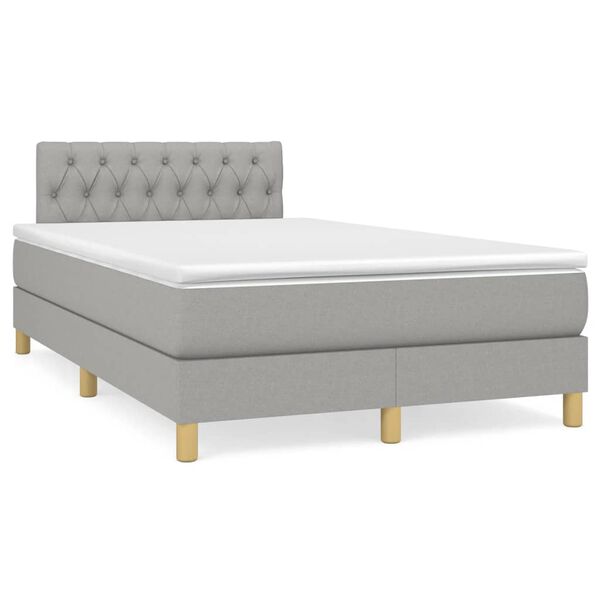 vidaXL &Kappa;&rho;&epsilon;&beta;ά&tau;&iota; Boxspring &mu;&epsilon; &Sigma;&tau;&rho;ώ&mu;&alpha; &Alpha;&nu;&omicron;&iota;&chi;&tau;ό &Gamma;&kappa;&rho;&iota; 120x190 &epsilon;&kappa;. &Upsilon;&phi;&alpha;&sigma;&mu;ά&tau;&iota;&nu;&omicron;