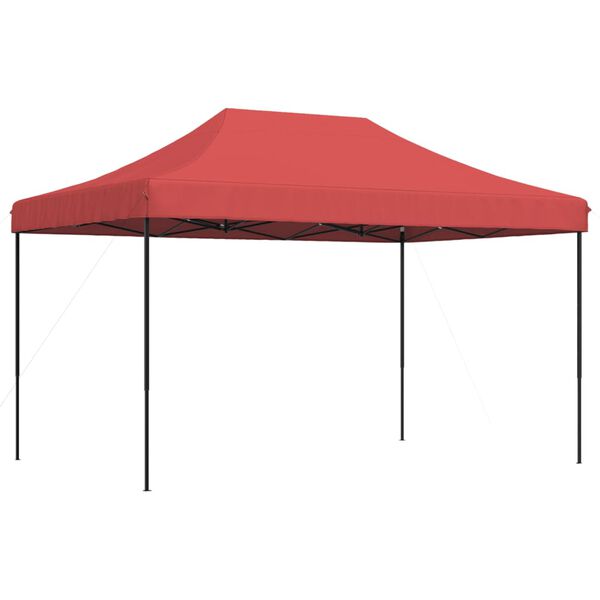 vidaXL Τέντα Εκδηλώσεων Πτυσσόμενη Pop-Up Μπορντό 440x292x315 εκ.