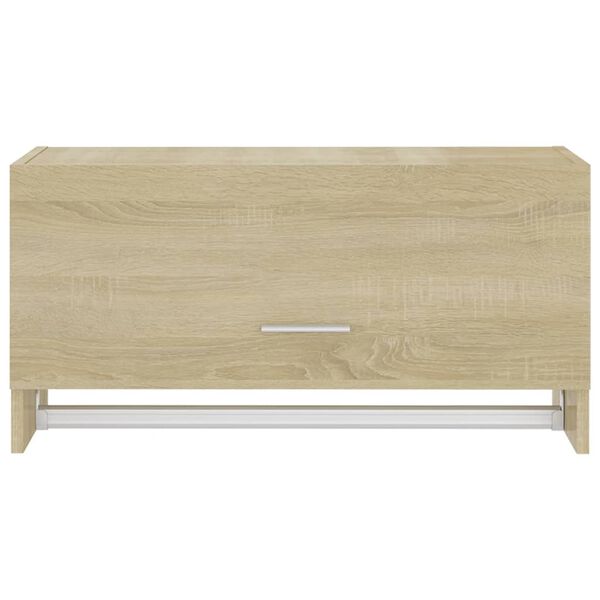 vidaXL Ντουλάπα Sonoma Δρυς 70 x 32,5 x 35 εκ. από Επεξ. Ξύλο