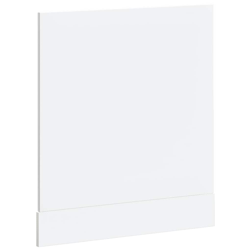 vidaXL Πίνακας πλυντηρίου πιάτων "Lucca" High Gloss White