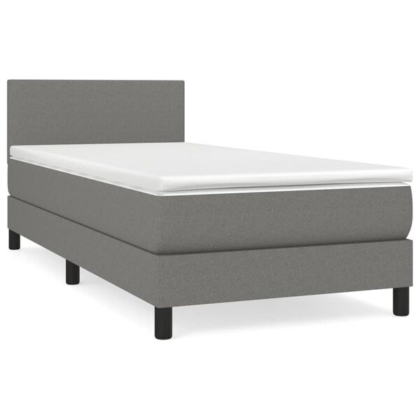 vidaXL &Kappa;&rho;&epsilon;&beta;ά&tau;&iota; Boxspring &mu;&epsilon; &Sigma;&tau;&rho;ώ&mu;&alpha; &Sigma;&kappa;&omicron;ύ&rho;&omicron; &Gamma;&kappa;&rho;&iota; 80x200 &epsilon;&kappa;. &Upsilon;&phi;&alpha;&sigma;&mu;ά&tau;&iota;&nu;&omicron;