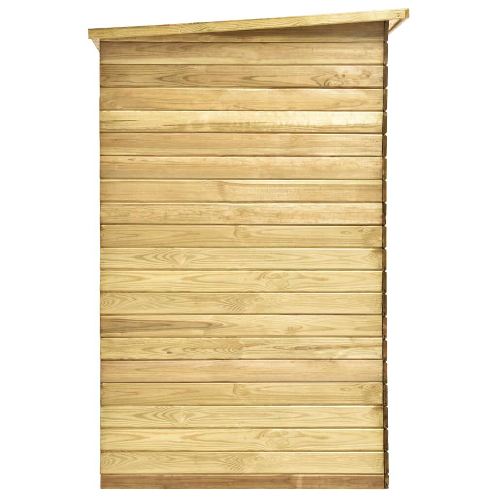 vidaXL Αποθήκη Ποδηλάτων Κήπου 232 x 110 x 170 εκ. από Εμποτισμένο Ξύλο Πεύκου