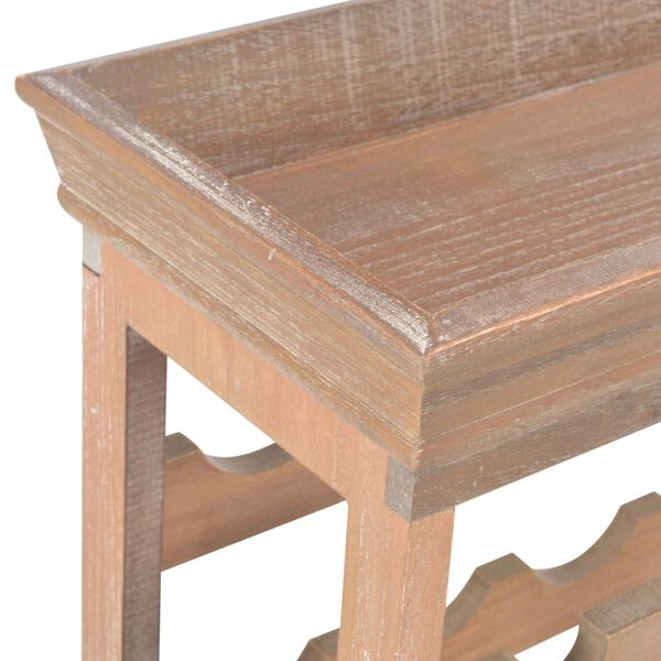 vidaXL Κάβα Κρασιών Καφέ 70 x 22,5 x 70,5 εκ. από MDF