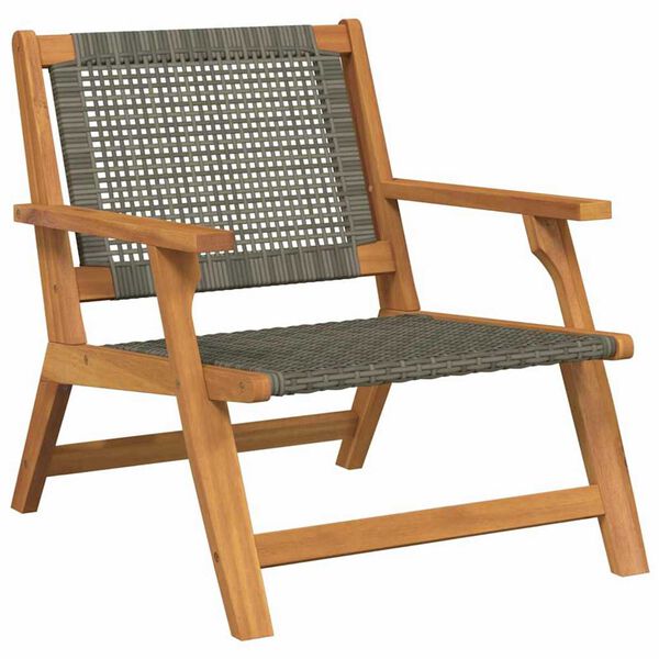 vidaXL Εξωτερικά Έπιπλα 2 pcs Γκρι 67 x 78 x 73εκ Μασίφ ξύλο ακακίας