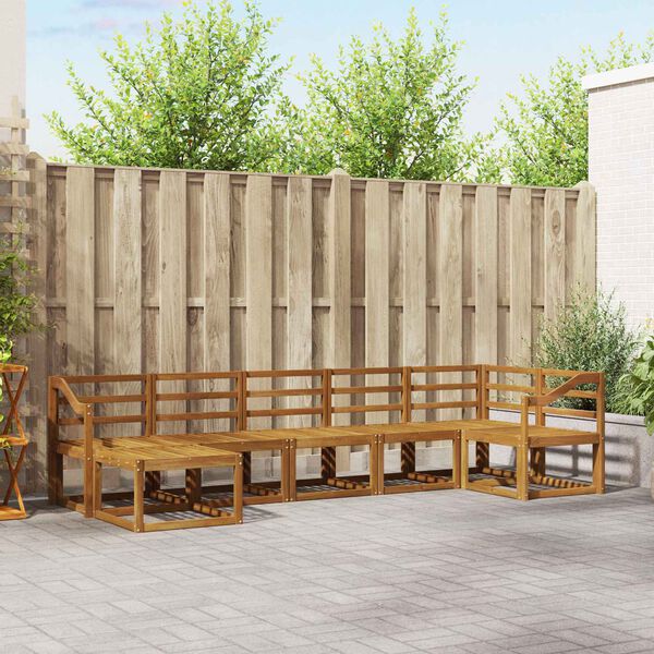 vidaXL &Sigma;&epsilon;&iota;&rho;ά &Kappa;&alpha;&nu;&alpha;&pi;έ &Epsilon;&xi;&omega;&tau;&epsilon;&rho;&iota;&kappa;&omicron;ύ 7 pcs &Phi;&upsilon;&sigma;&iota;&kappa;ό &Sigma;&tau;&epsilon;&rho;&epsilon;ό &Xi;ύ&lambda;&omicron; &Alpha;&kappa;&alpha;&kappa;ί&alpha;&sigmaf;