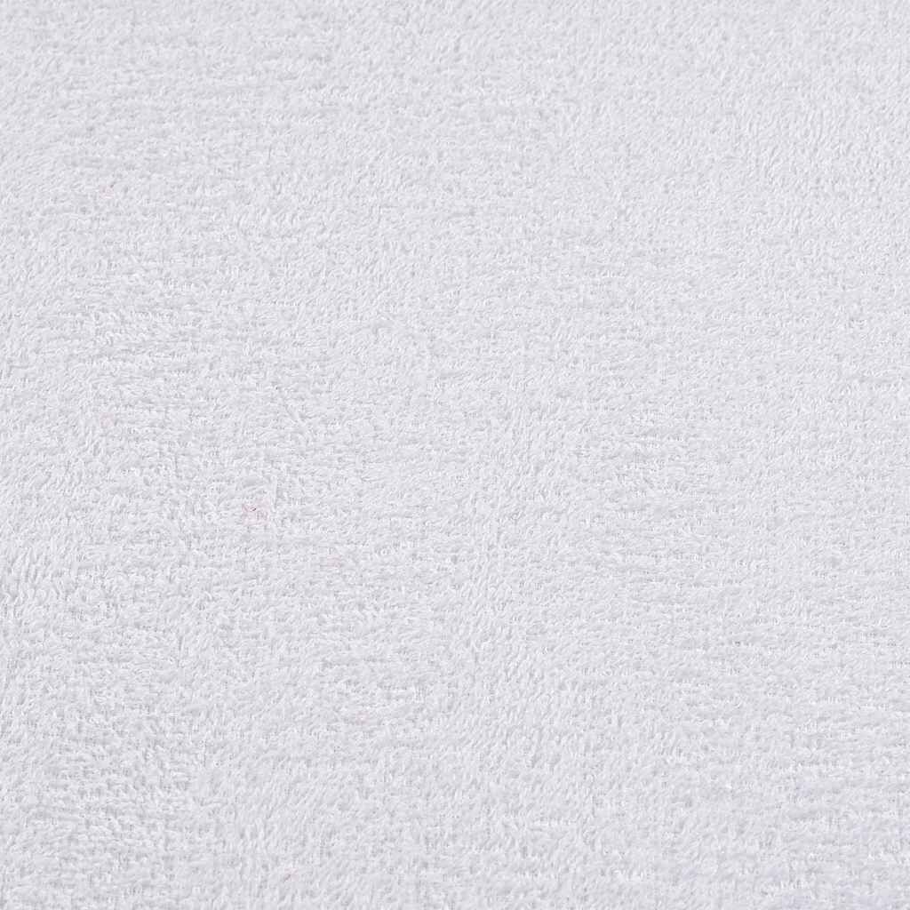 vidaXL Πετσέτες ντους 10 τεμάχια Λευκό 70x140 εκ. 360 γρ/μ² 100% Βαμβ.