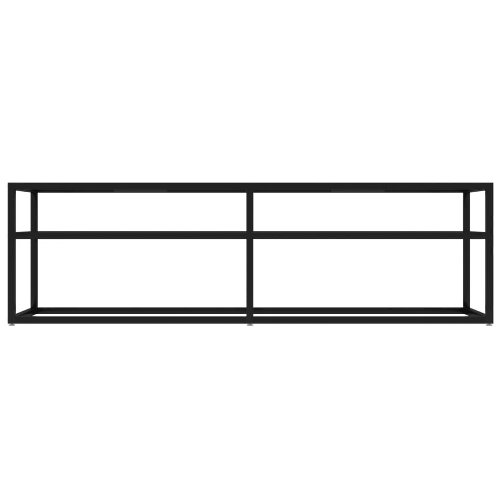 vidaXL Έπιπλο Τηλεόρασης Μαύρο 140 x 40 x 40,5 εκ. από Γυαλί Ασφαλείας