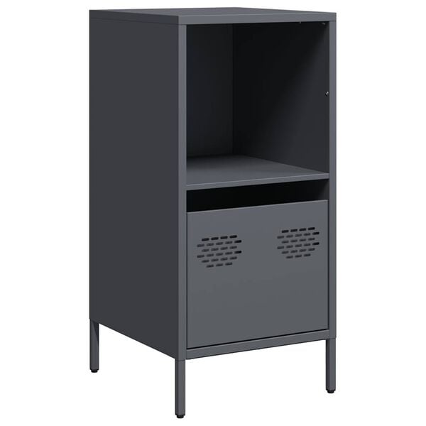 vidaXL Ντουλάπι Ανθρακί 35x39x73,5 εκ. από Χάλυβα Ψυχρής Έλασης