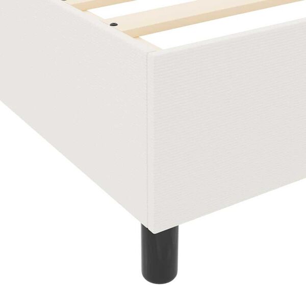 vidaXL Κρεβάτι με ελατήρια Κρεμ 140 x 200 cm Βελούδο