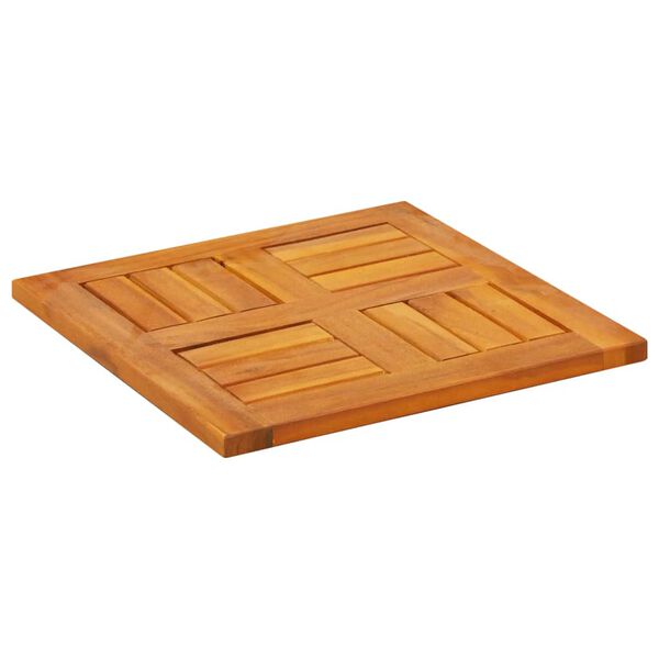 vidaXL Επιφάνεια Τραπεζιού Τετράγωνη 40x40x2 εκ. Μασίφ Ξύλο Ακακίας