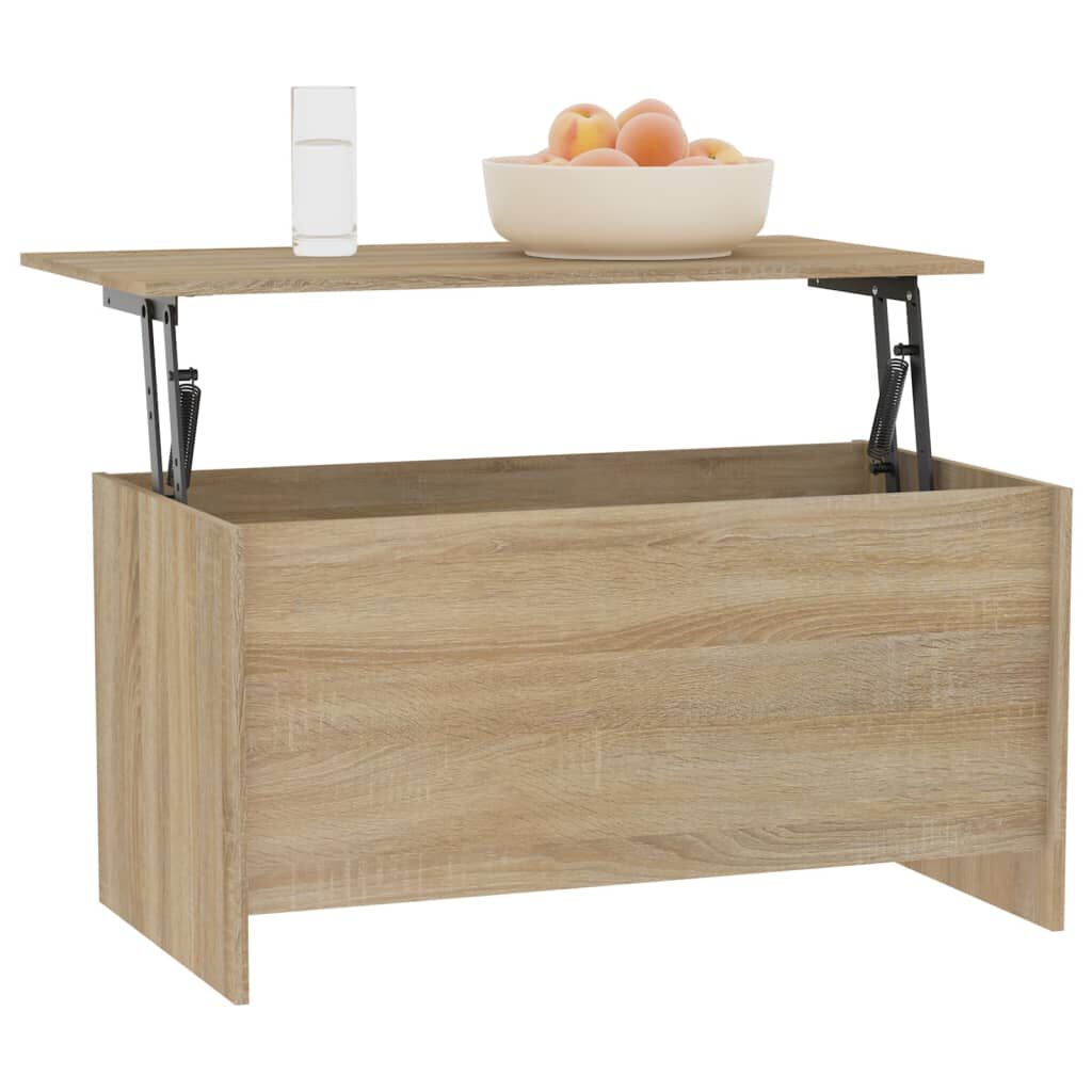 vidaXL Τραπεζάκι Σαλονιού Sonoma Δρυς 102x55,5x52,5 εκ. Επεξεργ. Ξύλο