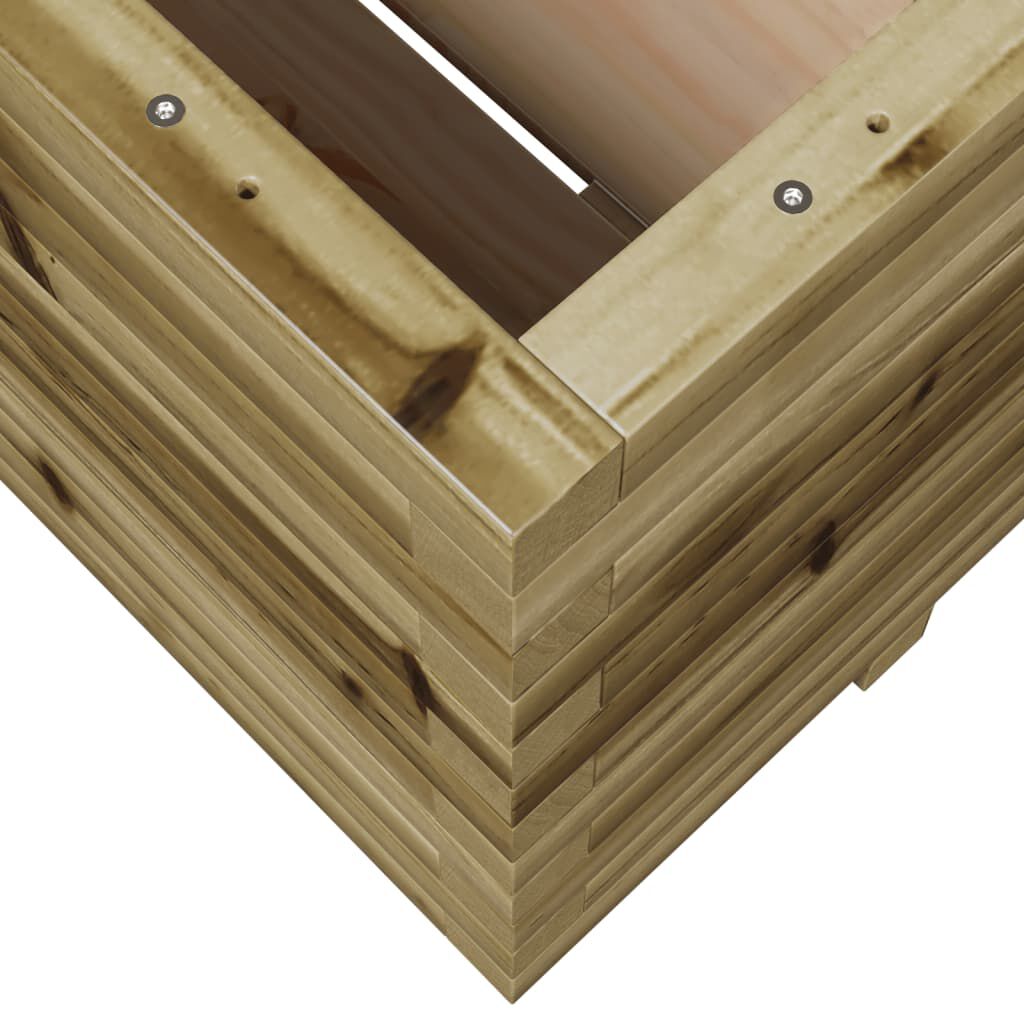 vidaXL Ζαρντινιέρα Κήπου 100x100x49,5 εκ. από Εμποτισμένο Ξύλο Πεύκου