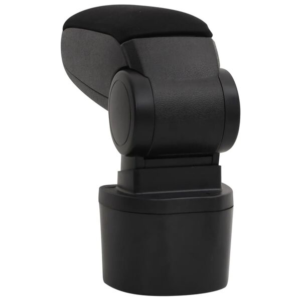 vidaXL Τεμπέλης Αυτοκινήτου Μαύρος 14,5 x 31,5 x (30-48) εκ. από ABS