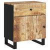 vidaXL Κομοδίνο 50x33x60 εκ. Μασίφ Ξύλο Μάνγκο & Επεξεργασμένο Ξύλο