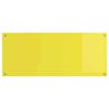 vidaXL Πίσω Πάνελ Κουζίνας 2 pcs Κίτρινο 120 x 50 cm σκληρυμένο γυαλί