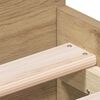 vidaXL Σκελετός Κρεβατιού artisan δρυς 75 x 190 cm Επεξεργασμένο ξύλο