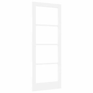 vidaXL Εσωτερική Πόρτα με Γυαλί ORKDAL Λευκό 78 x 202 εκ.