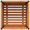 vidaXL Ζαρντινιέρα Κήπου 45x45x44 εκ. Μασίφ Ξύλο Ακακίας/Ατσάλι