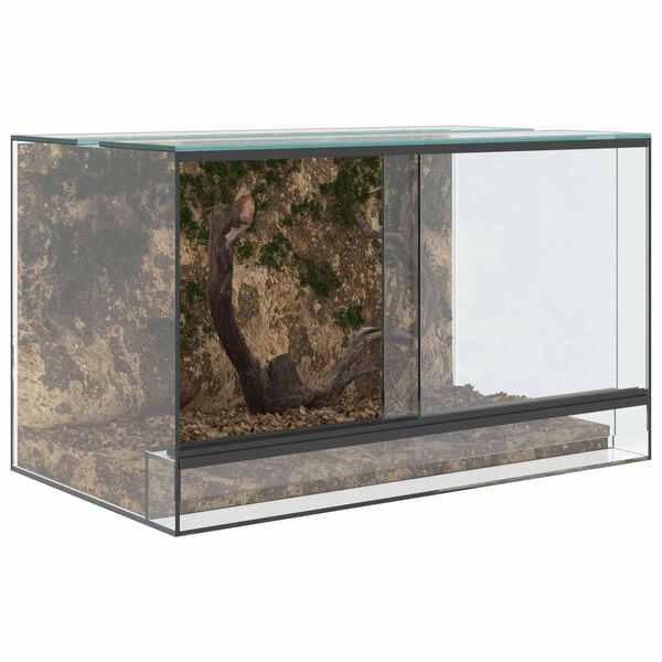 vidaXL Terrarium &mu;&epsilon; &alpha;&pi;&omicron;&theta;ή&kappa;&epsilon;&upsilon;&sigma;&eta; &Delta;&iota;&alpha;&phi;&alpha;&nu;έ&sigmaf; 50 x 30 x 30 &epsilon;&kappa;. &Gamma;&upsilon;&alpha;&lambda;ί