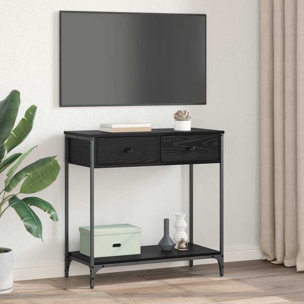 vidaXL &Tau;&rho;&alpha;&pi;έ&zeta;&iota; &kappa;&omicron;&nu;&sigma;ό&lambda;&alpha;&sigmaf; &mu;&epsilon; &sigma;&upsilon;&rho;&tau;ά&rho;&iota; &Mu;&alpha;ύ&rho;&eta; &Omicron;&xi;&upsilon;ά 75 x 34,5 x 75 &epsilon;&kappa;