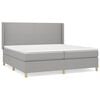vidaXL &Kappa;&rho;&epsilon;&beta;ά&tau;&iota; Boxspring &mu;&epsilon; &Sigma;&tau;&rho;ώ&mu;&alpha; &Alpha;&nu;&omicron;&iota;&chi;&tau;ό &Gamma;&kappa;&rho;&iota; 200x200 &epsilon;&kappa;. &Upsilon;&phi;&alpha;&sigma;&mu;ά&tau;&iota;&nu;&omicron;