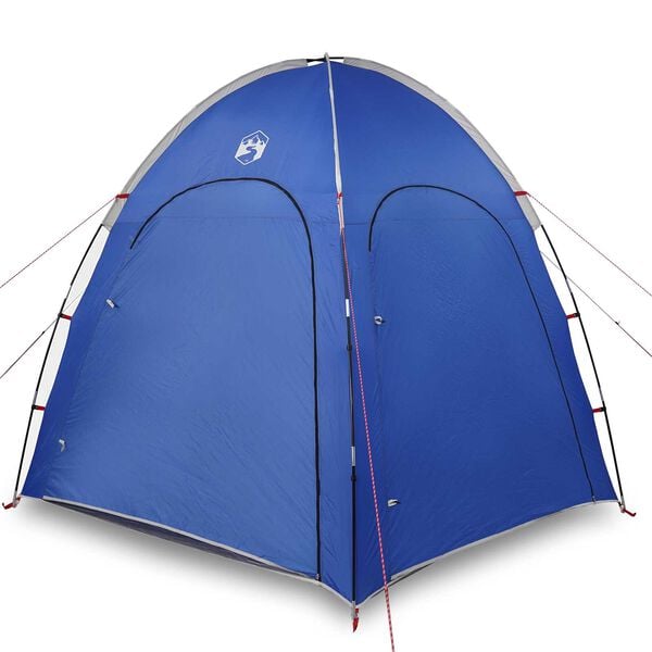 vidaXL Πισίνα Σκηνή με στέγη Αζούρ μπλε 366 x 305 x 231 cm Πολυεστέρας