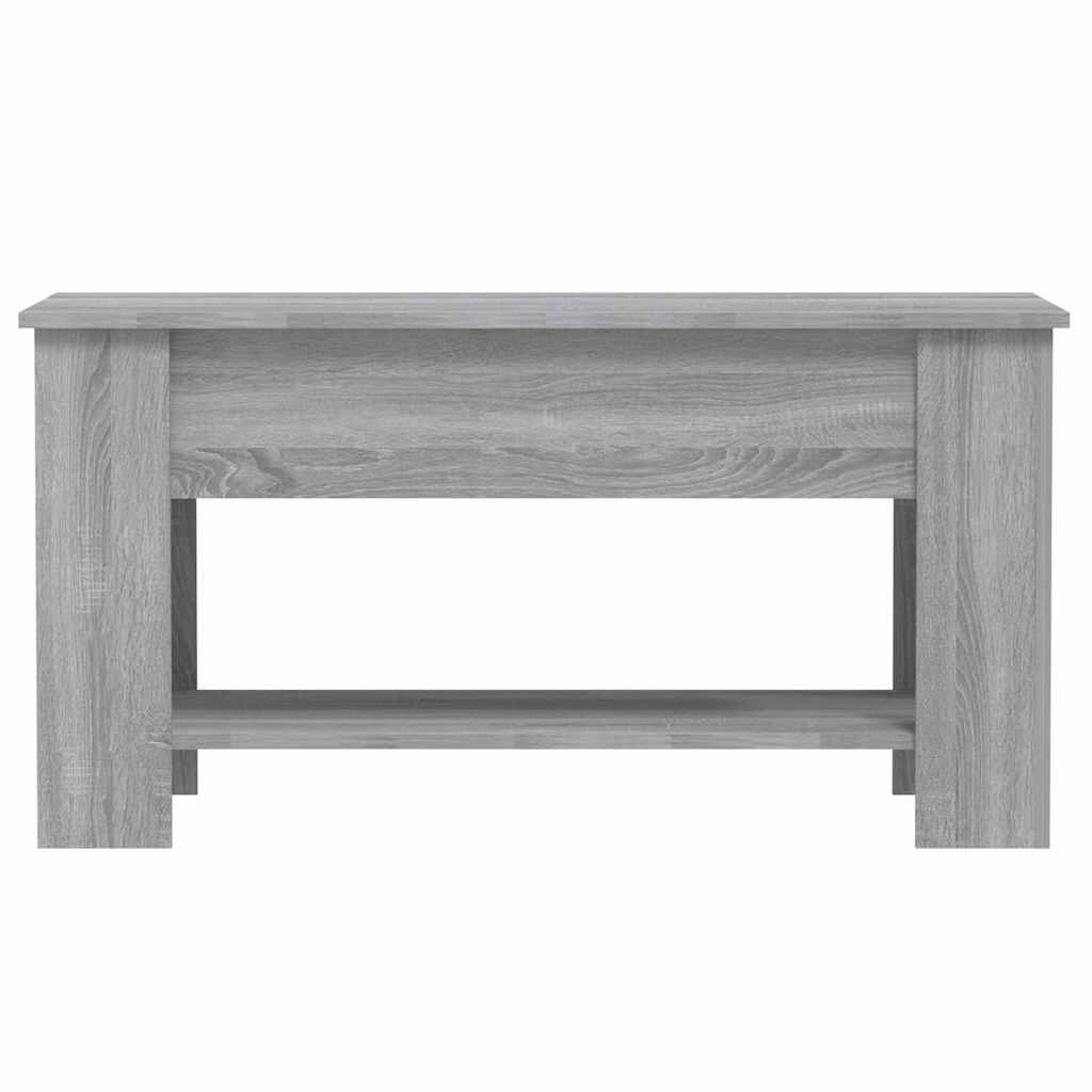 vidaXL Τραπεζάκι Σαλονιού Γκρι Sonoma 101x49x52 εκ. Επεξεργασμένο Ξύλο