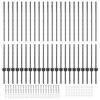 vidaXL Πό posts φράχτη 44 pcs Γκρι 160 cm Ατσάλι