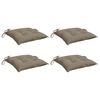 vidaXL Μαξιλάρια Παλέτας Κήπου 4 τεμ. Taupe 50x50x7 εκ. Oxford Ύφασμα