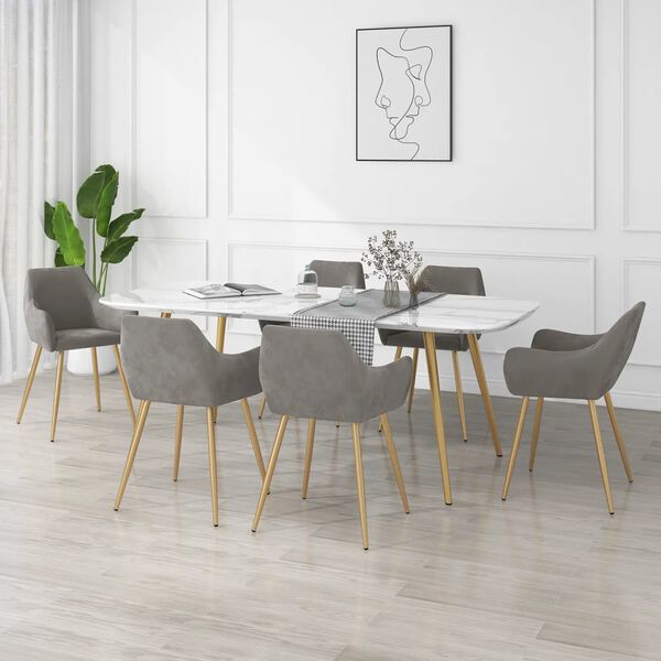 vidaXL &Kappa;&alpha;&rho;έ&kappa;&lambda;&epsilon;&sigmaf; &Tau;&rho;&alpha;&pi;&epsilon;&zeta;&alpha;&rho;ί&alpha;&sigmaf; 6 &tau;&epsilon;&mu;. &Alpha;&nu;. &Gamma;&kappa;&rho;&iota; &Beta;&epsilon;&lambda;&omicron;ύ&delta;&iota;&nu;&epsilon;&sigmaf;