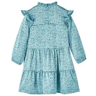 Φόρεμα Παιδικό Μακρυμάνικο Μπλε 92