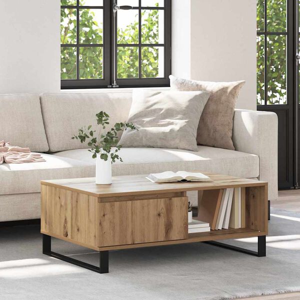 vidaXL &Tau;&rho;&alpha;&pi;&epsilon;&zeta;ά&kappa;&iota; &sigma;&alpha;&lambda;&omicron;&nu;&iota;&omicron;ύ Artisan Oak 90 x 60 x 35 cm